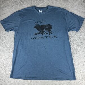 Vortex Optics Elk Mountain Short Sleeve T-Shirts Men's Extra Large Blue